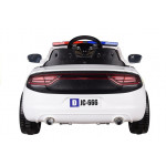Elektrické autíčko - policajné SUV - biele